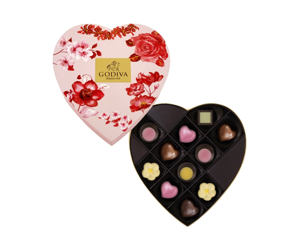Spring Chocolate Heart Shaped Gift Box 11pcs